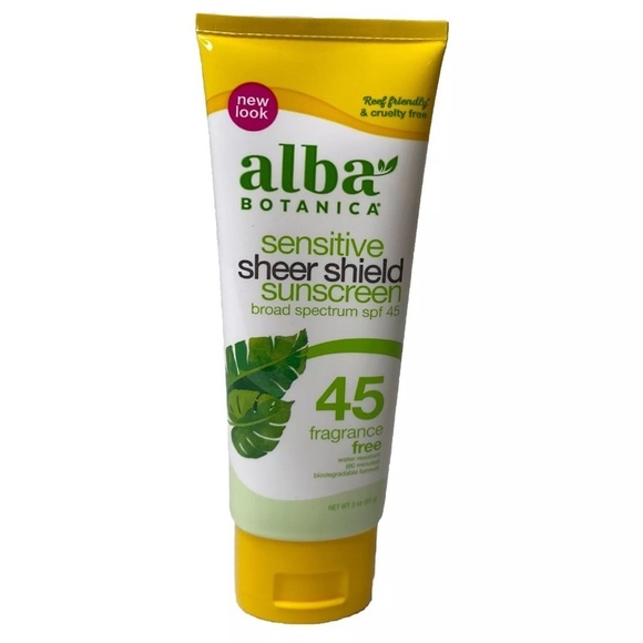 Alba Botanica Sensitive Sheer Shield Suncreen SPF 45 - Picture 1 of 4